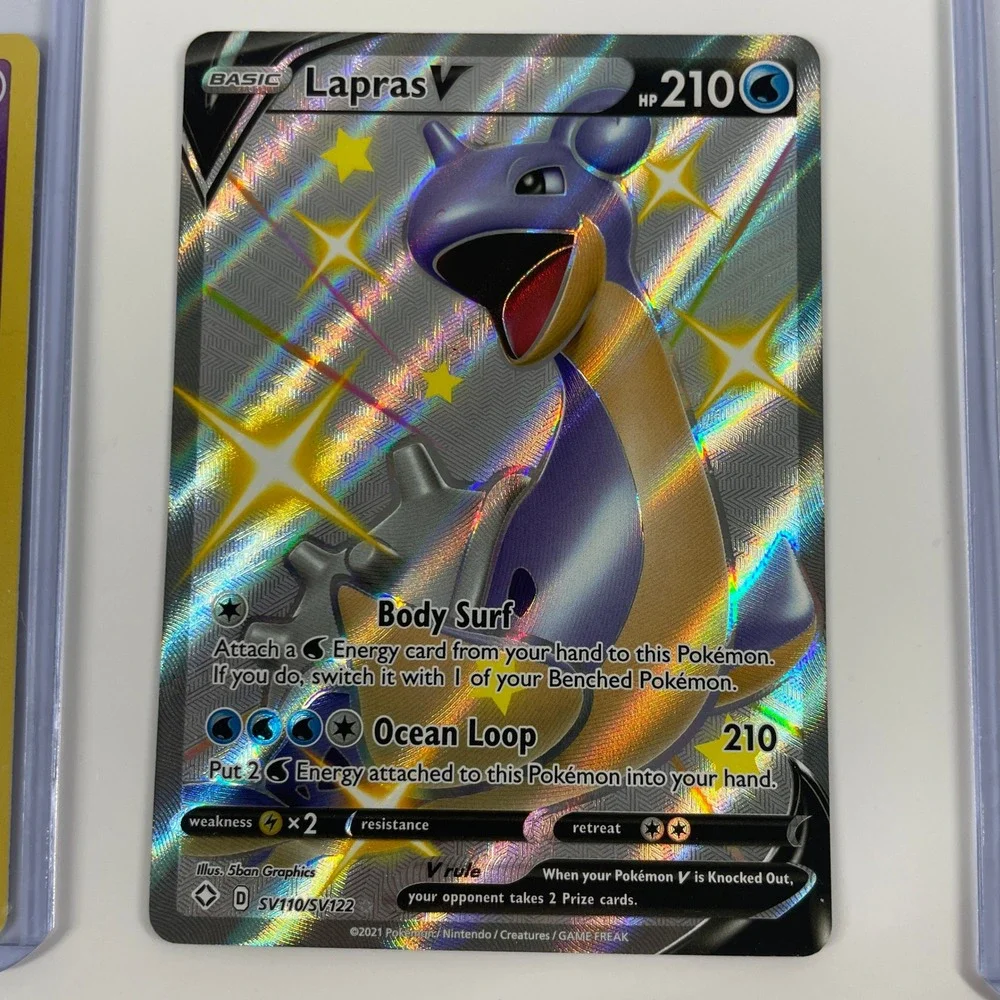 Pokemon Card Lot Lapras V Shiny Vault SV110/SV122 Hatterene Holo Rare 14 Cards